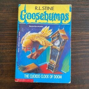 Goosebumps The Cuckoo Clock of Doom RL Stine 1st Print First Edition Kids Book